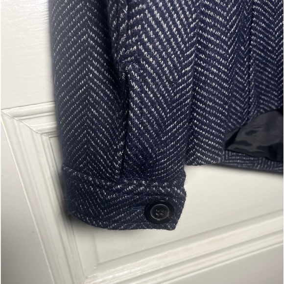 Marissa Webb Travis Herringbone Blazer, Slate Blue - M - Picture 6 of 10